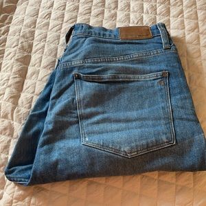 Raw hem madewell boy jean